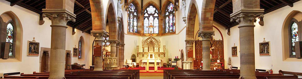 Inside St Joseph & St Francis Xavier Roman Catholic Church